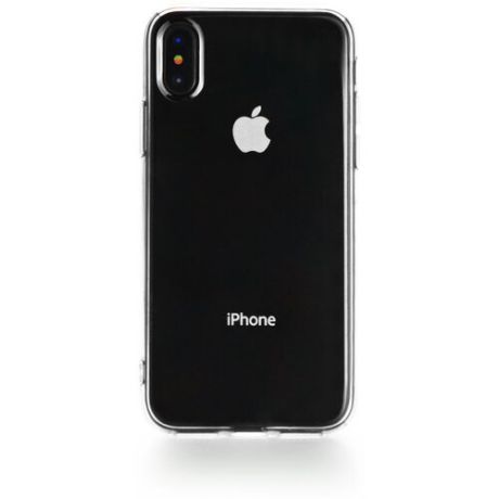 Чехол-накладка Gurdini для Apple iPhone X/Xs (силикон прозрачный) бесцветный