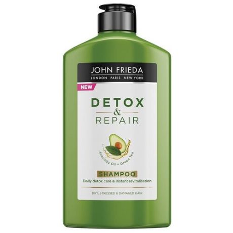 John Frieda шампунь Detox & Repair для очищения и восстановления волос, 250 мл