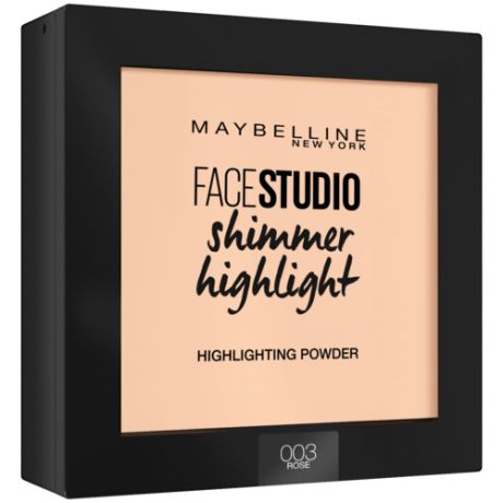 Maybelline New York Face Studio Хайлайтер Shimmer Highlight, 006, шампань