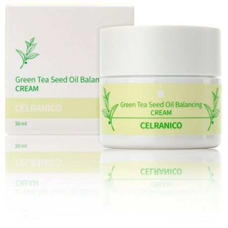 Celranico Green Tea Seed Oil Balancing Cream Балансирующий крем для лица с семенами зеленого чая, 50 мл