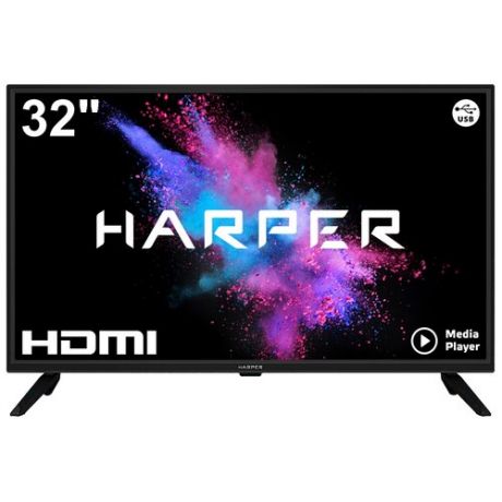 32" Телевизор HARPER 32R470T LED (2019), черный