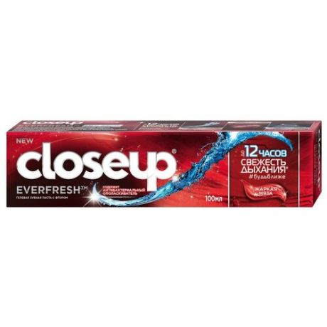 Зубная паста CloseUp Everfresh жаркая мята, 100 мл