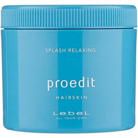 Lebel Cosmetics Hair Skin Relaxing Освежающий крем для волос и кожи головы Splash Relaxing, 360 г, банка