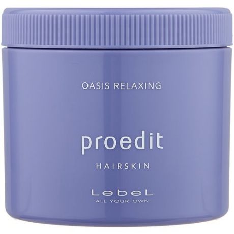 Lebel Cosmetics Hair Skin Relaxing Увлажняющий крем для волос и кожи головы Oasis Relaxing, 360 г, банка