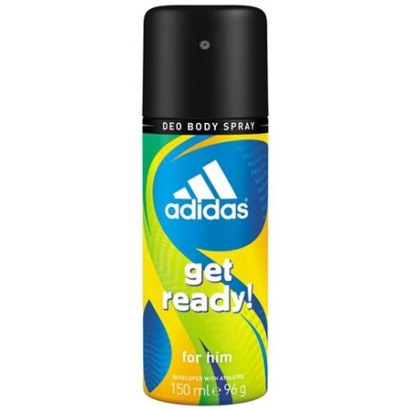 Дезодорант спрей Adidas Get Ready, 150 мл