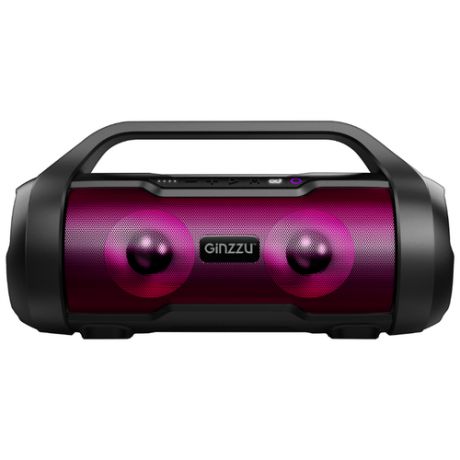 Портативная акустика Ginzzu GM-984G, 20 Вт, черный