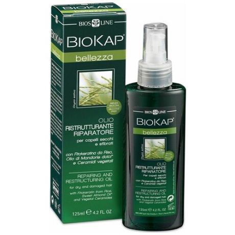 BioKap Масло для поврежденных волос, восстанавливающее структуру, 125 мл