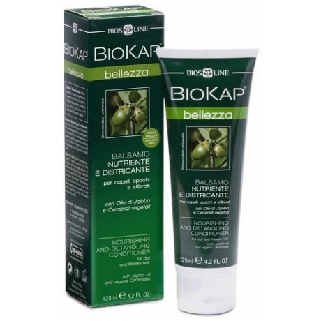 BioKap кондиционер Питательный с эффектом разглаживания спутанных волос, 125 мл