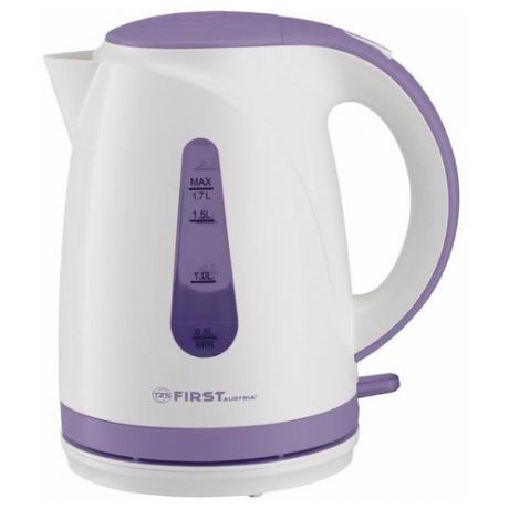Чайник FIRST AUSTRIA 5427-0, белый/фиолетовый