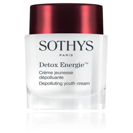 Sothys Detox Energie Depolluting Youth Cream Омолаживающий энергонасыщающий детокс-крем для лица, 50 мл