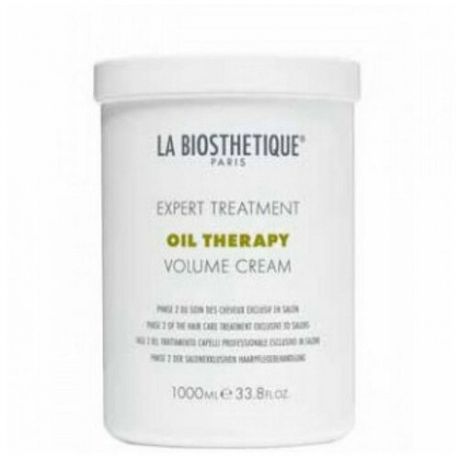 La Biosthetique Oil Therapy Маска для восстановления тонких волос фаза 2 Volume Cream, 1000 мл