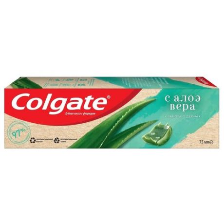 Зубная паста Colgate Naturals Забота о деснах с Алоэ Вера, 75 мл