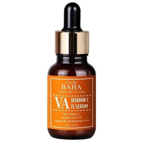 COS DE BAHA VA Vitamin C 15 Serum Сыворотка для лица с витамином C, 30 мл