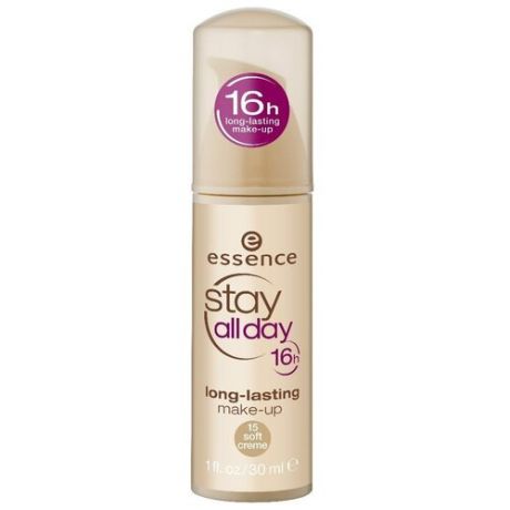 Essence Тональный крем Stay All Day, 30 мл, оттенок: 05 soft cream