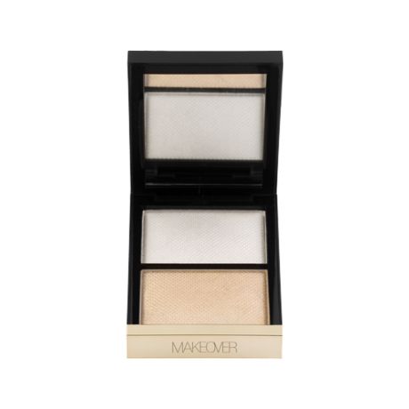 MAKEOVER Палетка для макияжа Skin Iluminating Powder Duo Poures, Intensity One