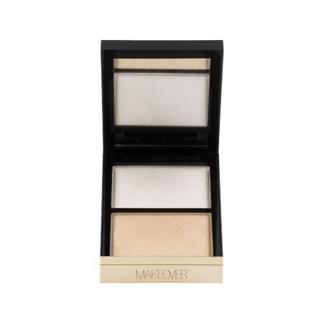 MAKEOVER Палетка для макияжа Skin Iluminating Powder Duo Poures, Intensity Two