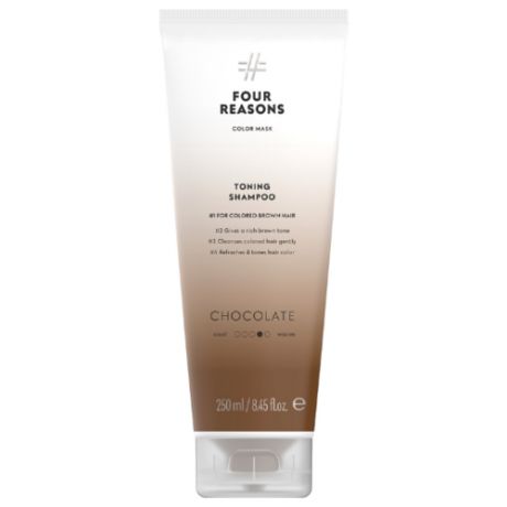 Four Reasons Four Reasons шампунь Color Mask Toning Shampoo Chocolate Шоколад, 250 мл