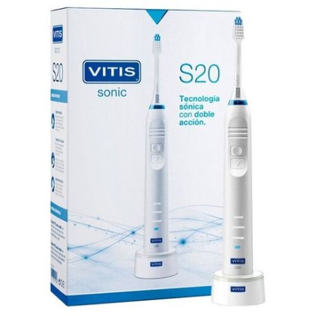 Звуковая зубная щетка Dentaid Vitis Sonic S20, белый