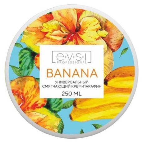 EVSI Универсальный смягчающий крем-парафин для рук и ног Banana, 250 мл