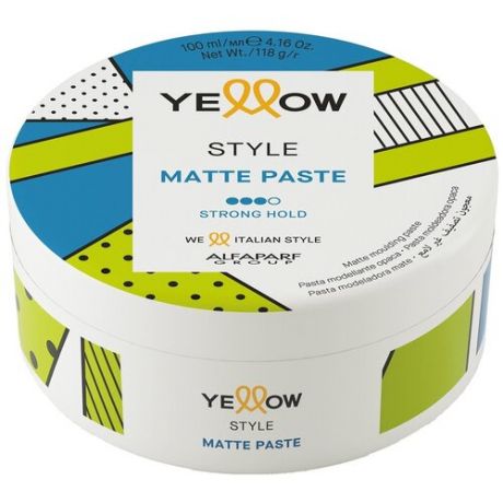 Yellow Паста матирующая Matte Paste, сильная фиксация, 100 мл, 118 г