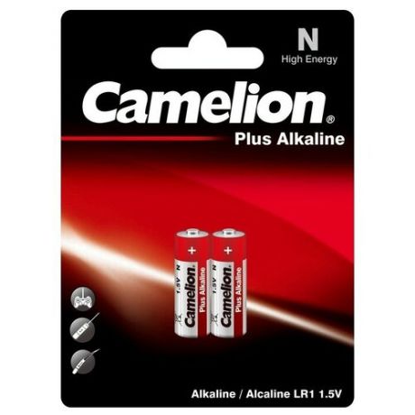 Батарейка Camelion Plus Alkaline LR1, 2 шт.