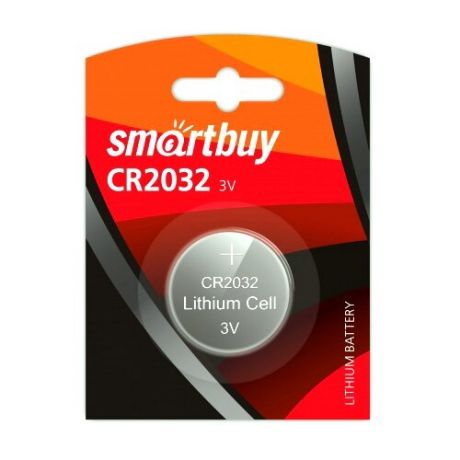 Батарейка SmartBuy CR2032, 1 шт.