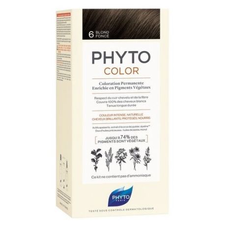 PHYTO PhytoColor краска для волос Coloration Permanente, 7.3 Золотистый блонд