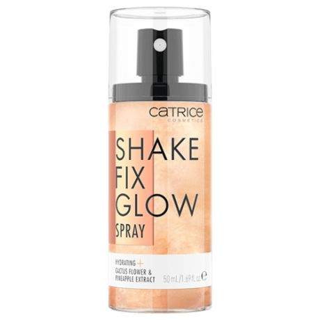 CATRICE Спрей-фиксатор для макияжа с эффектом сияния Shake Fix Glow Spray, 50 мл, прозрачный