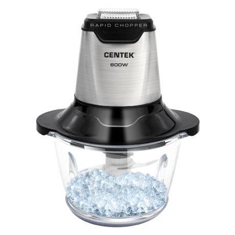 Измельчитель CENTEK CT-1392 серебристый/черный