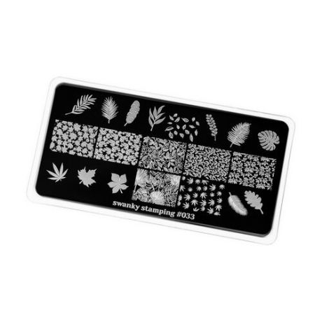 Трафарет Swanky Stamping 033 12 х 6 см black