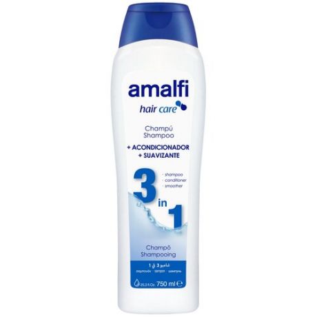 Amalfi шампунь для волос 3в1, 750 мл
