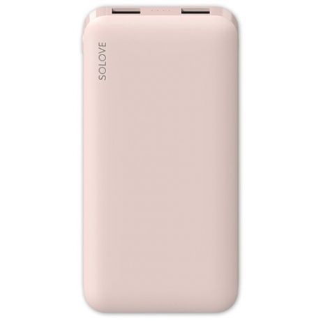 Аккумулятор Xiaomi SOLOVE 001M 10000mAh, розовый