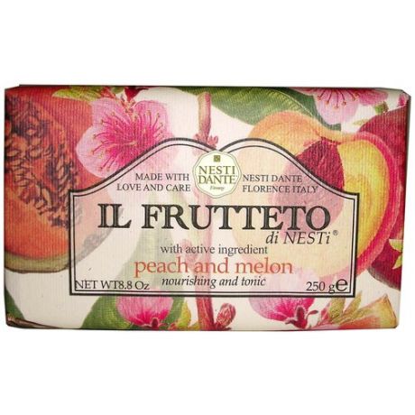 Nesti Dante Мыло кусковое Il Frutteto Peach and Melon, 250 г