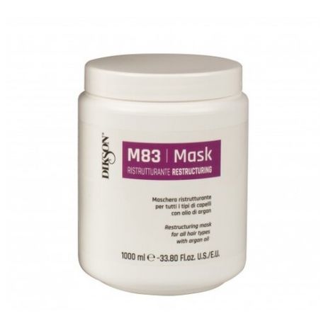 Dikson M83 Реструктурирующая маска для волос, 1000 мл