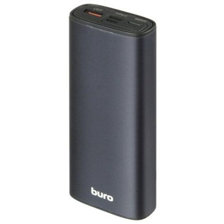 Аккумулятор Buro RB-10000-QC3.0-I&O, 10000 mAh, серый