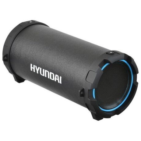Портативная акустика Hyundai H-PAC220, 10 Вт, черный / голубой