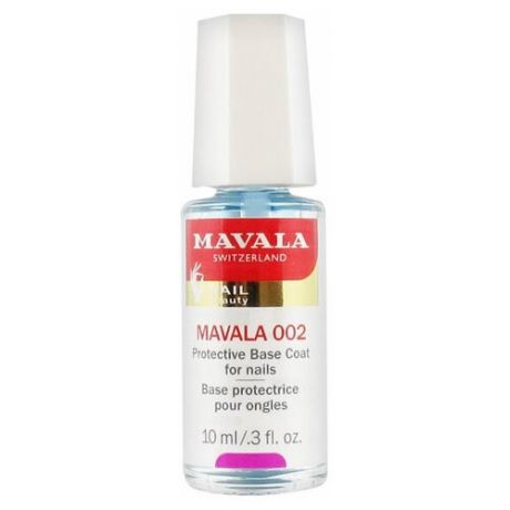 Mavala Базовое покрытие Base Coat 002, бесцветный, 10 мл