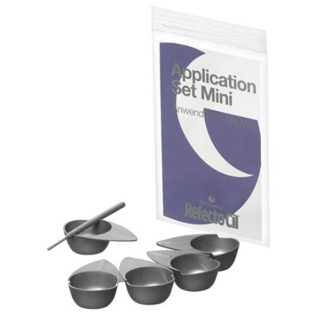RefectoCil Комплект мини для окрашивания бровей и ресниц (5 мини-мисочек + 5 мини-аппликаторов)