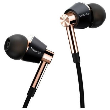 Наушники 1MORE Triple Driver In-Ear E1001, черный/серебристый