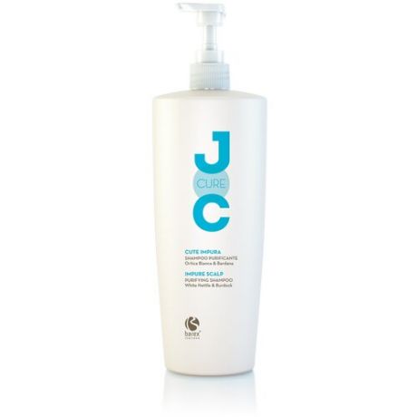 Barex шампунь JOC Cure Impure Scalp очищающий с экстрактом белой крапивы, 1000 мл