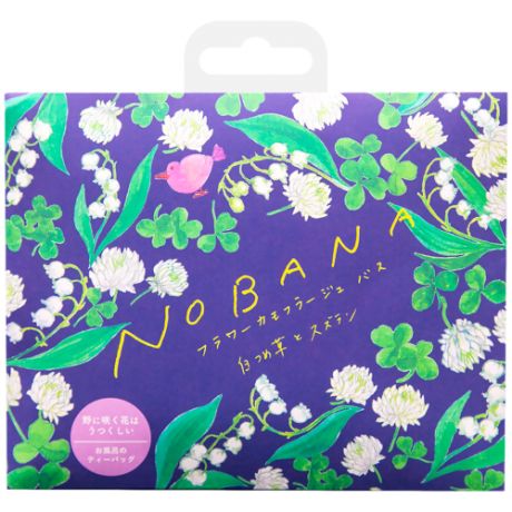 Charley Nobana Соль для ванн Белый клевер и лилия с ароматом цветущих лилий, 30 г