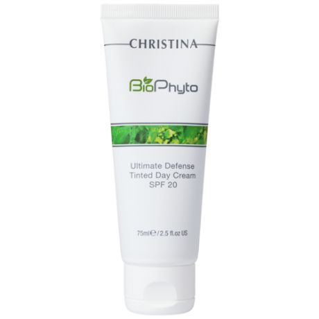 Christina Bio Phyto Ultimate Defense Tinted Day Cream SPF 20 Дневной крем для лица Абсолютная защита с тоном, 75 мл