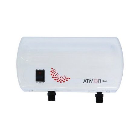 Проточный электрический водонагреватель Atmor Basic 5, душ+кран