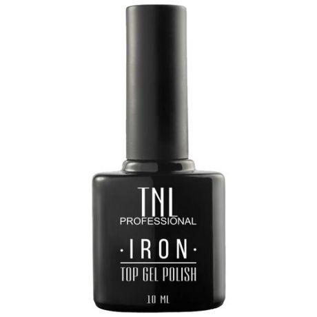 TNL Professional Верхнее покрытие Iron Top Gel Polish, прозрачный, 10 мл