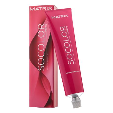 Matrix Socolor Beauty стойкая крем-краска для волос, 5RR+ светлый шатен глубокий красный, 90 мл