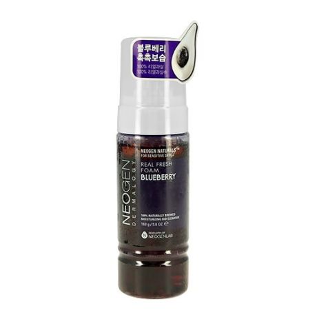 Neogen пенка для умывания с экстрактом черники Real Fresh Foam Cleanser Blueberry, 160 мл
