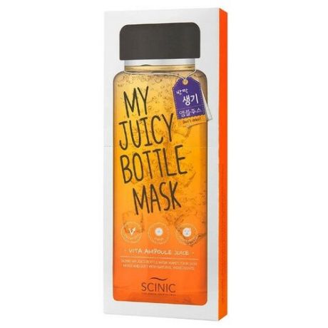 Scinic Витаминная тканевая маска My Juicy Bottle Mask Vita Ampoule Juice, 20 мл