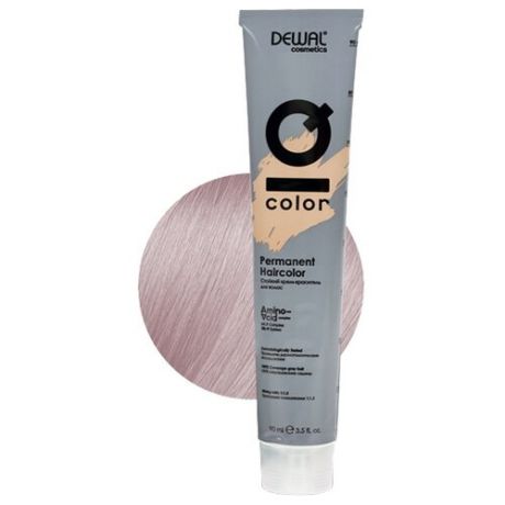 Dewal Cosmetics Краситель перманентный IQ COLOR, 11.10 Ultra light ash blonde, 90 мл