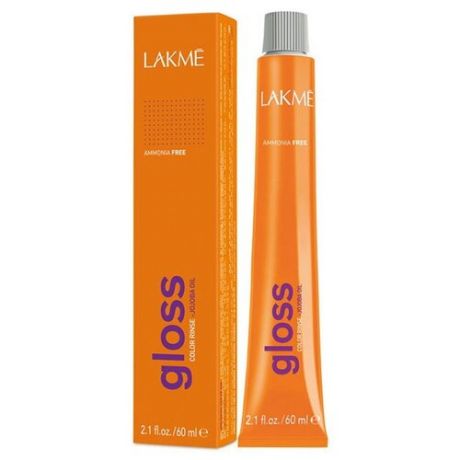 Lakme тонирующая крем-краска Gloss Color Rinse, 7/45 средне-белокурый медно-красный с оттенком красного дерева, 60 мл