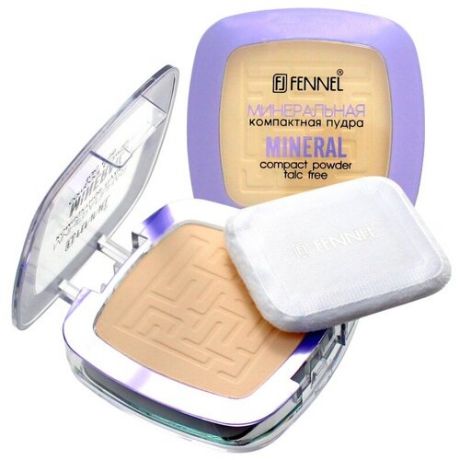 Fennel пудра компактная минеральная Mineral Compact Rowder beige